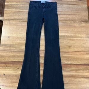 JNCO Forever Young Black Flare Jeans Size 1 /26  Y2K Style Girls Skater Grunge